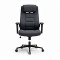 Ergonomische bureaustoel met verstelbare armleuningen grijs 70 x 70 x 120cm